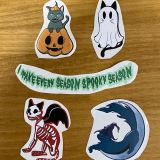 Set 5 stickers de spooky season