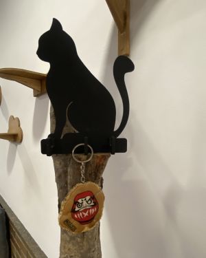 Colgador de llaves de gato