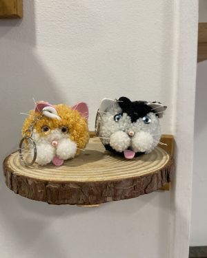 Llavero gato peluche