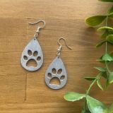 Pendientes gatunos de madera