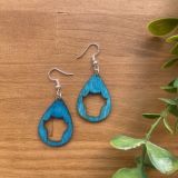 Pendientes gatunos de madera