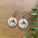 Pendientes de madera Ailuro