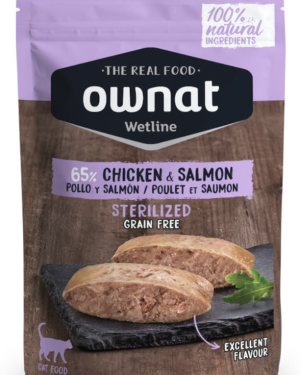 Comida húmeda Pollo y Salmón